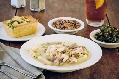 chicken stew with pinto beans and turnips