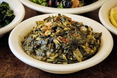 side of turnip greens