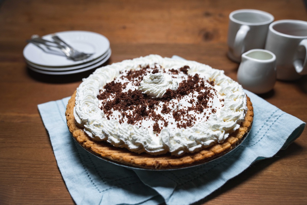 whole chocolate cream pie